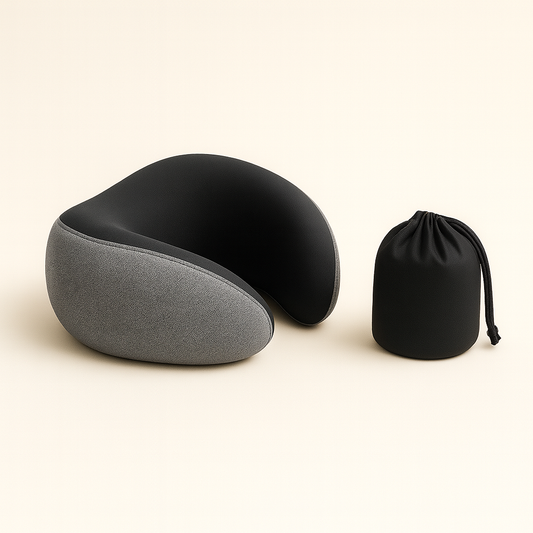 Travel pillow with case
